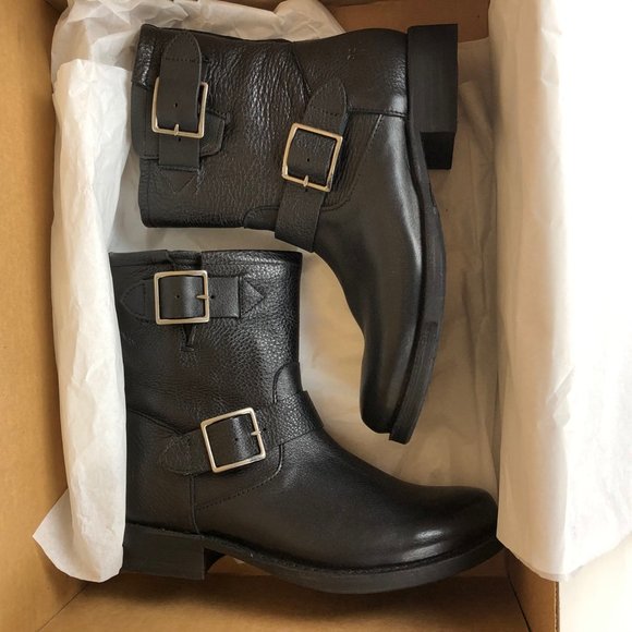 HP🎉 FRYE Vicky Engineer Boot 6.5 NEW in BOX Black - Picture 7 of 16